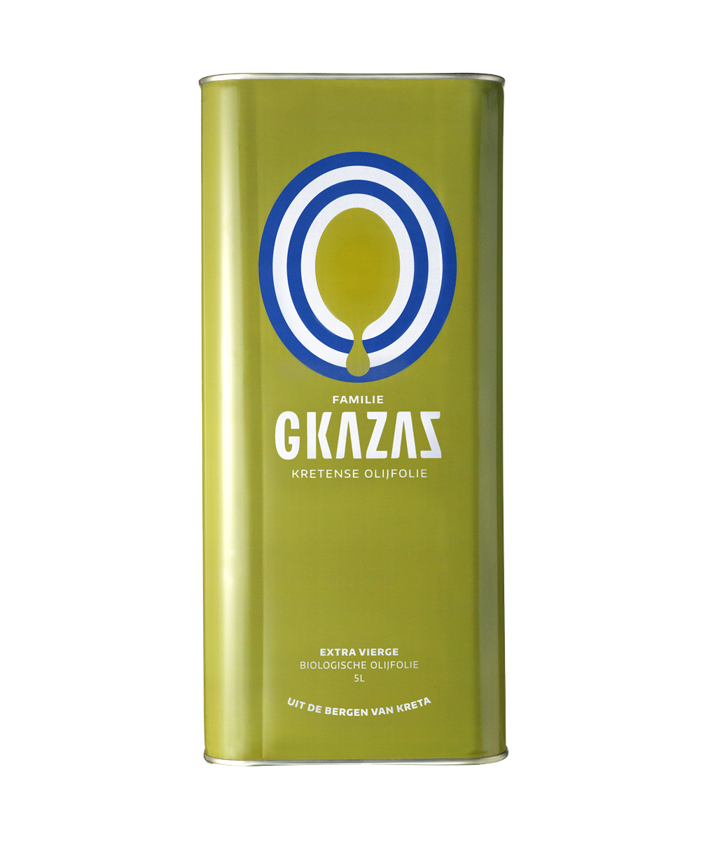 5 liter biologische olijfolie blik