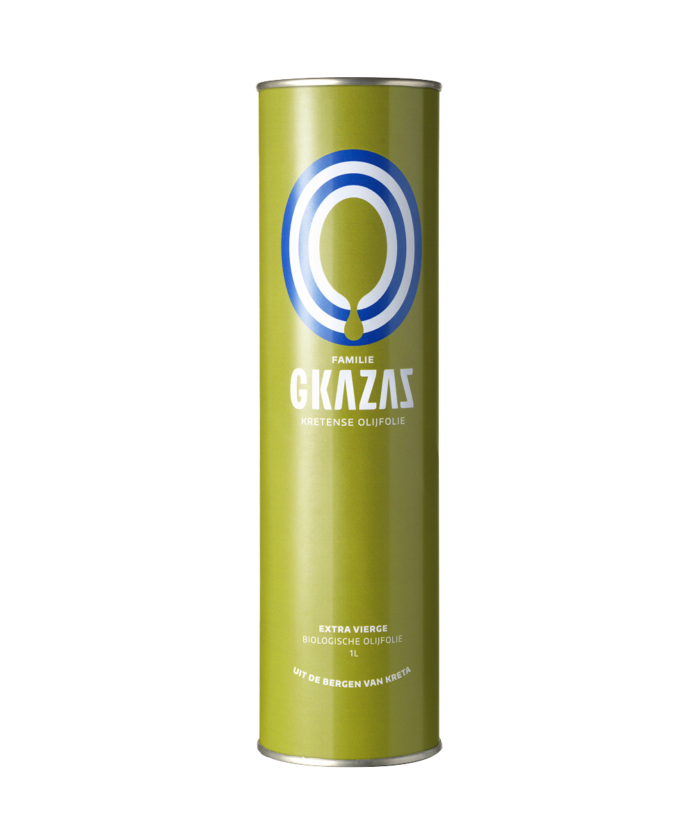 1 liter organic olive oil can