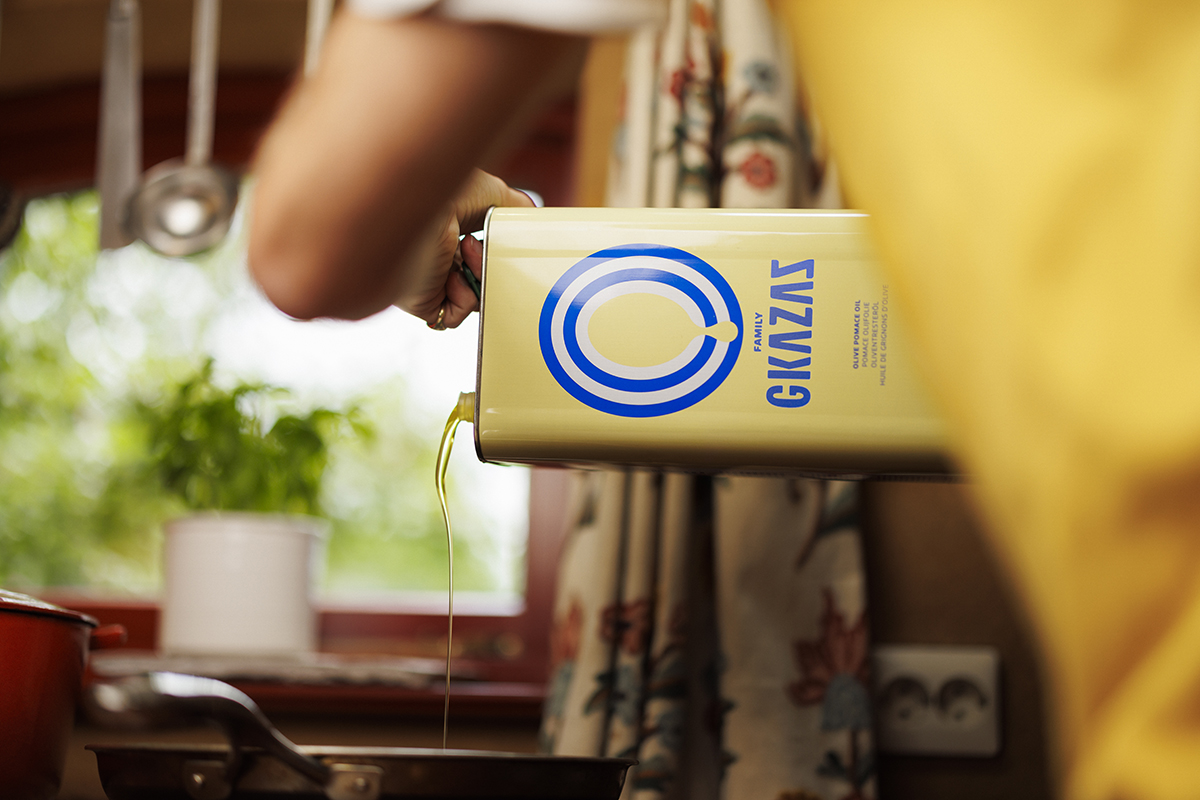 Pomace olive oil 5 liter can