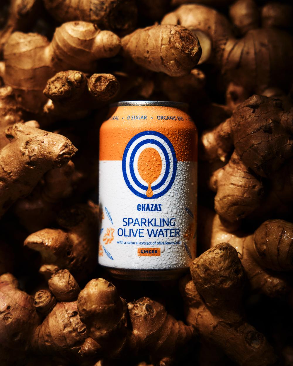 Sparkling Olive Water Ginger