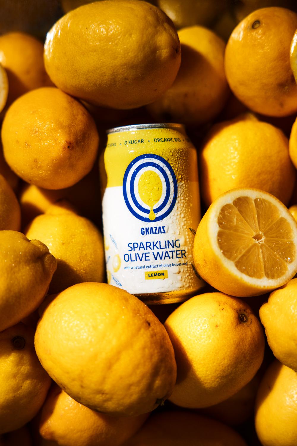 Sparkling Olive Water Lemon