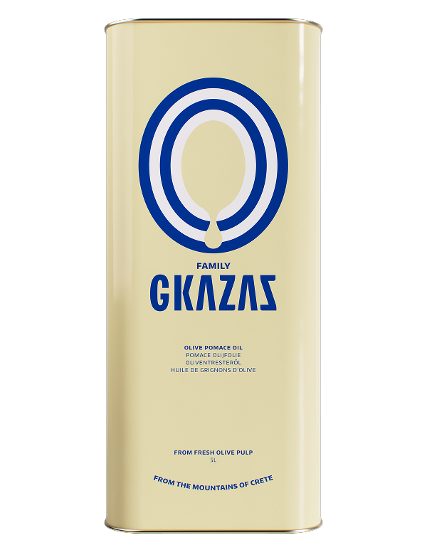 Pomace olive oil 5 liter can