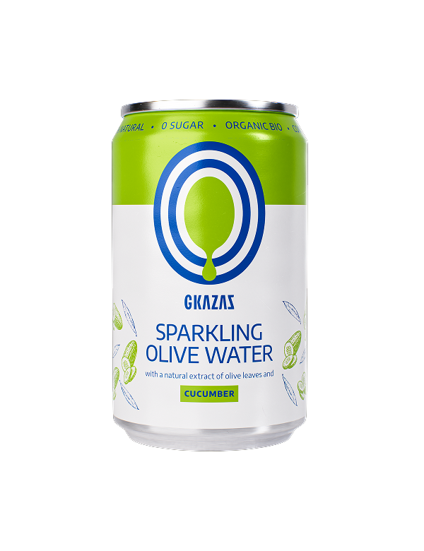 Sparkling Olive Water Cucumber